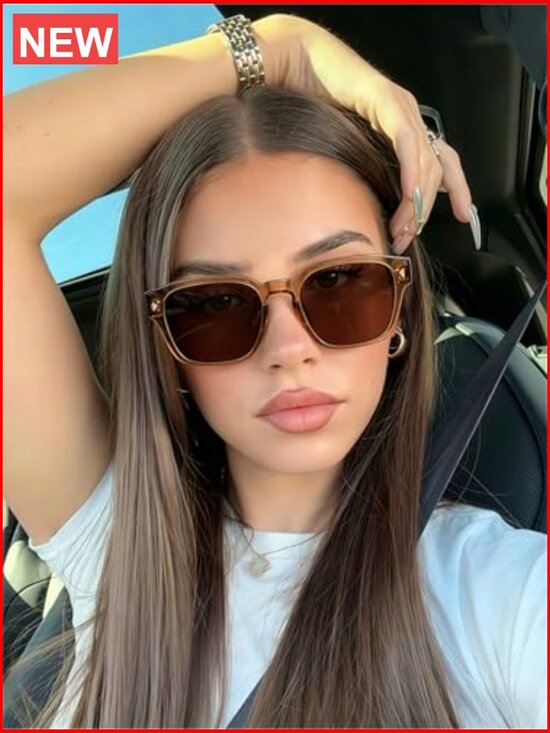 Retro Square Sunglasses UV Protection Lightweight Comfort Vintage Style main image 4